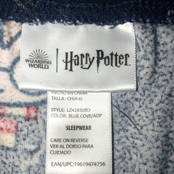 Wizarding World Harry Potter Pajama Bottoms Pants Small 4-6 - Picture 2 of 11